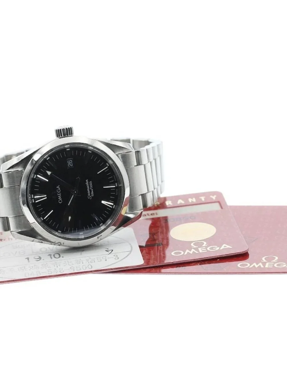 OMEGA Seamaster Aqua Terra 2518.50 Date black Dial Quartz Boy's Watch_963034